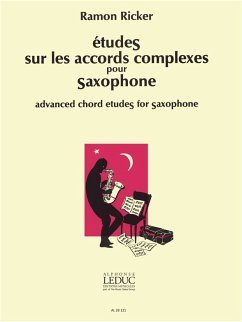 Cover Études sur les accords complexes pour saxophone