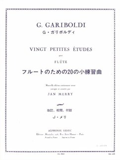 Cover 20 petites études op.132 pour flűte