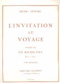 Invitation au voyage no.2 pour voix moyennes et piano