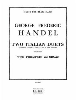 Cover 2 Italian Duets for 2 trumpets and organ score and parts
