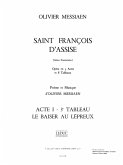 Saint Francois d'Assise - acte 1 tableau 3 partition