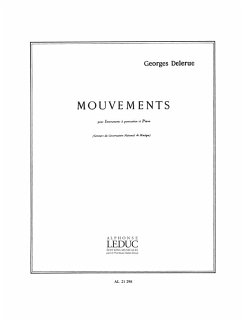 Cover DELERUE MOUVEMENTS PERCUSSION ET PIANO