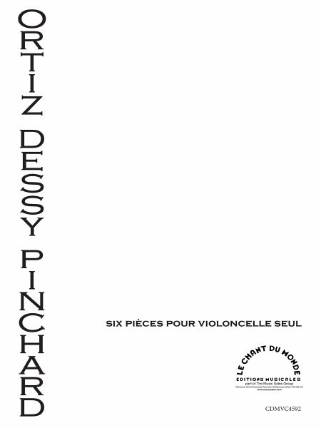 Six Pičces Pour Violoncelle Seul Cello Buch