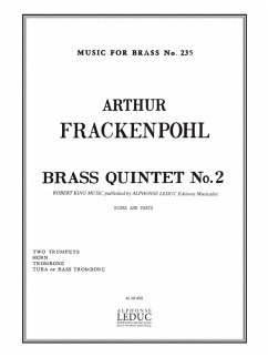 Cover BRASS QUINTET NO.2 POUR 2 TROMPETTES, COR, TROMBONE ET TUBA (TRB BASSE) PARTITION+PARTIES