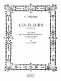 Les fleurs pour flűte traversičre (ou flűte a bec, violon) et guitare ou 2 guitares