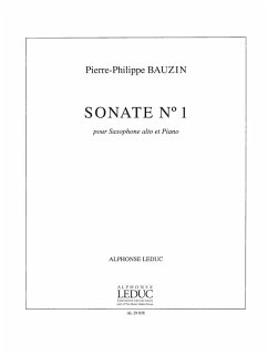 Cover Sonate no.1 pour saxophone alto et piano