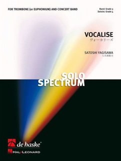 Cover Satoshi Yagisawa Vocalise Concert Band and Trombone Partitur