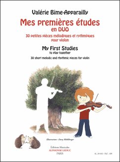 Cover Mes premieres études pour violon (fr/en)