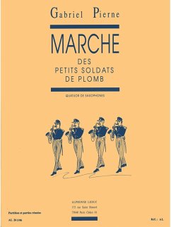 Cover Marche des petits soldats de plomb pour quatuor de saxophones partition+parties