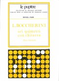 BOCCHERINI/GERARD SEI QUINTETTI CON CHITARRA PARTITION (LP29) BOCCHERINI/GERARD SEI QUINTETTI CON CHITARRA PARTITION (LP29)