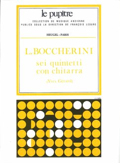 Cover BOCCHERINI/GERARD SEI QUINTETTI CON CHITARRA PARTITION (LP29)