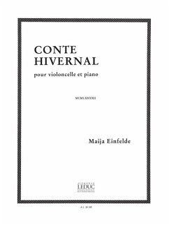 Cover Conte hivernal pour violoncelle et piano