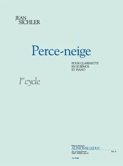 Cover Perce-neige pour clarinette et piano (cycle 1)