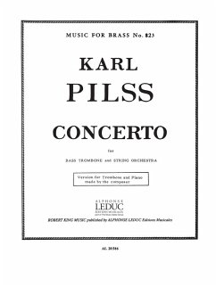Cover PILSS TROMBONE CONCERTO TROMBONE AND PIANO MFB823
