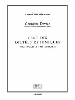 Cover DEVEZE 110 DICTEES RYTHMIQUES