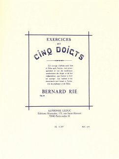 Cover Exercices des 5 doigts op.32 pour piano