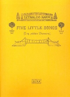 Cover 5 little Songs for voice and piano score (frz/en)