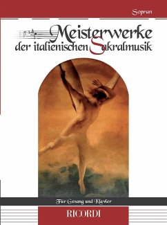 Cover Meisterwerke der italienischen Sakralmusik Soprano and Piano Buch