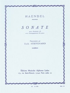 Cover Sonate pour clarinette et piano