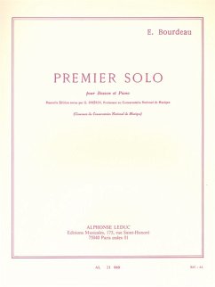Cover Solo no.1 pour bassoon et piano Dherin, G., rev.