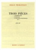 Sergei Prokofiev, Trois Pieces Op. 59 Klavier Buch