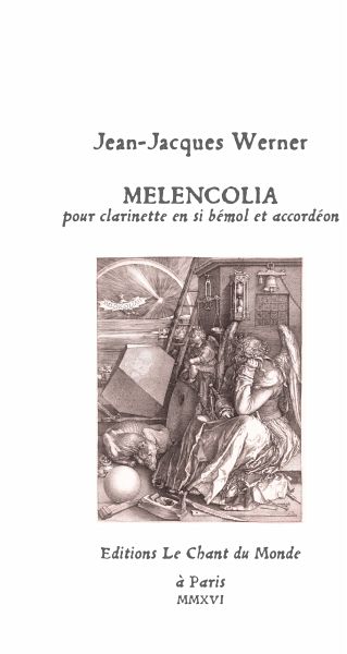 Jean-Jacques Werner, Melencolia Chamber Ensemble Buch