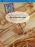 Zip-A-Dee-Doo-Dah Brass Quartet with Percussion Ad. Lib. Partitur + Stimmen