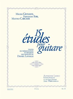 Cover AUTEURS DIV/LAVIALLE 15 ETUDES GUITARE