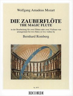 Die Zauberflöte für 2 Flöten (2 Violinen) Spielpartitur