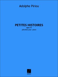 Cover Adolphe Piriou, Petites histoires, opus 17 Klavier Buch