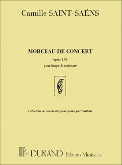 Morceau de concert op.154 pour harpe et piano