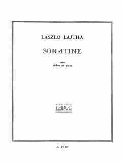 Cover LAJTHA SONATINE VIOLON ET PIANO