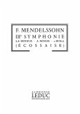 MENDELSSOHN SYMPHONIE N03 'ECOSSAISE' OP56 LA MINEUR PARTITION D'ORCHESTRE IN 16(POCHE) PH114