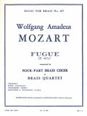 MOZART/KING FUGUE BRASS QUARTET/SCORE AND PARTS(PTION/PTIES)MFB127