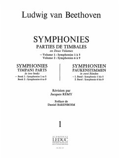 Cover SYMPHONIES PARTIES DE TIMBALES VOLUME 1, SYMPHONIES 1 A 5 REMY, JACQUES, ED BJ