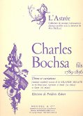 Thčme et variations Extrait de la Grande sonate mi bémol pour clarinette (violon) ou harpe (piano)