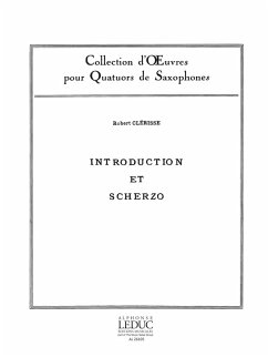 Introduction und Scherzo für 4 Saxophone (SATBar) Partitur und Stimmen