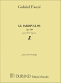 LE JARDIN CLOS OP.106 POUR CHANT ET PIANO (FR) LERBERGHE, C. VAN, TEXT