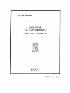 QUATUOR DE SAXOPHONES SOPRANO, ALTO, TENOR ET BARYTON PARTITION