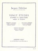 20 etudes d'apres Kreutzer pour xylophone (dt/en/fr/sp)