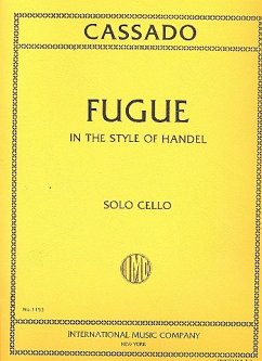 Cover Fugue C major for violoncello solo