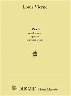 Sonate en sol mineur op.23 pour violon et piano