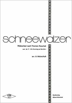 Cover Schneewalzer Walzerlied nach ein Sonntag auf der Alm aus op.71 für 2 Akkordeons, 2 Stimmen