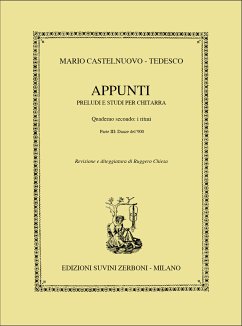 Cover Appunti op.210 vol.2,3 preludi e studi per chitarra