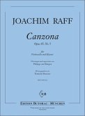 Raff, Joachim Canzona op. 85 / 5 Violoncello Klavier