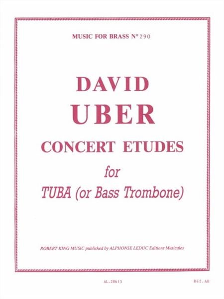 Concert etudes for tuba or bass trombone