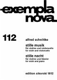 Stille Musik für Violine und Klavier (unter Verwendung der Melodie von Franz Gruber)