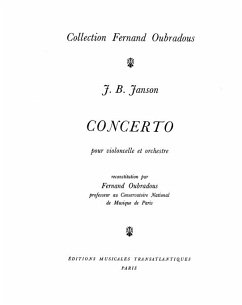 Cover Concerto pour violoncelle et orchestre pour violoncelle et piano