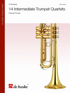 14 intermediate Quartets for 4 trumpets score and parts