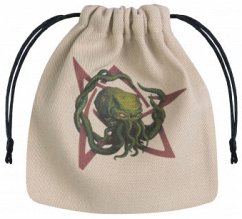 Cover Call of Cthulhu Beige & multicolor Dice Bag